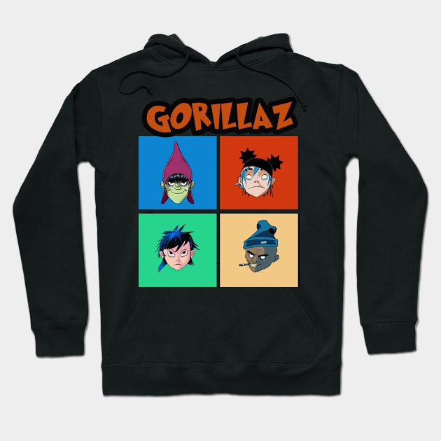 gorillaz Hoodie by hanina